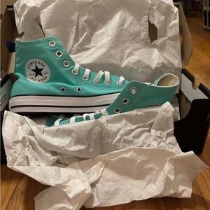 BRAND NEW Converse Teal High-Tops